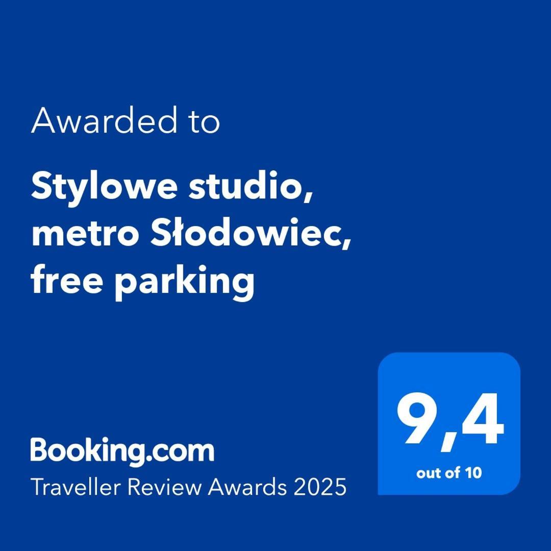 Stylowe Studio Krzemieniecka, Metro Slodowiec, Free Parking By Cosmo Spirit Varsóvia Exterior foto